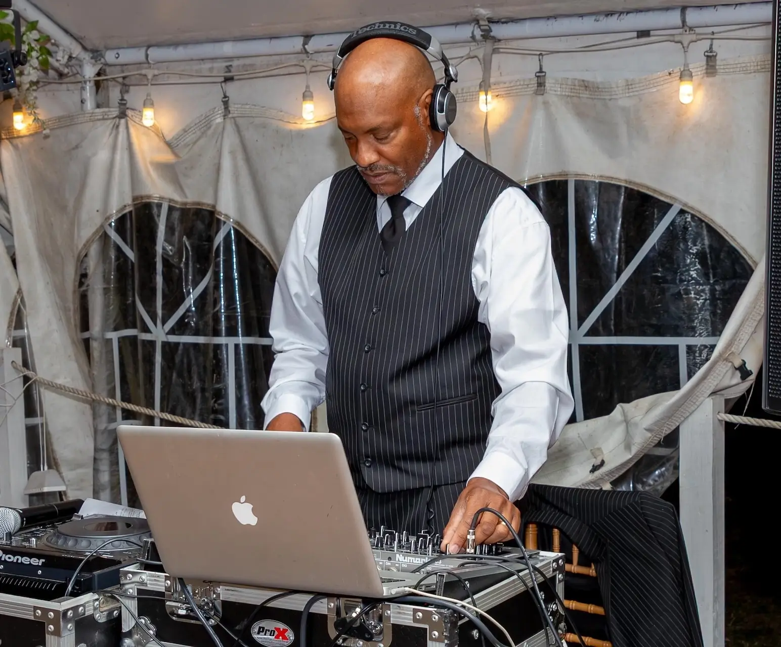 All-vinyl DJ setup DJ Corey Buffalo NY